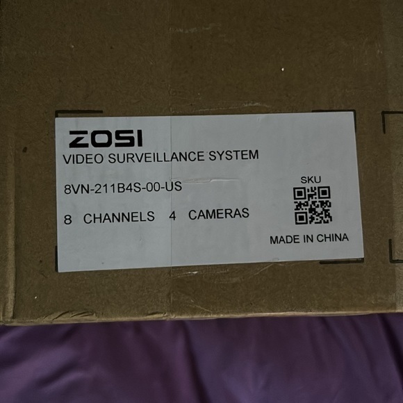 Brand NEW ZOSI 8ch Video Surveillance System cctv video enbled 4 Camera security - Picture 3 of 15